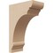 Ekena Millwork 2"W x 4"D x 6"H Classic Hughes Rough Cedar Woodgrain TimberThane Corbel, Primed Tan CORUR02X04X06HUGRCPR - alternate 1